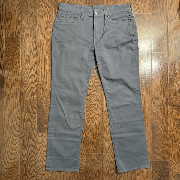 Buffalo David Bitton Men's Straight Six Jeans W32 L30 Gray Authentic Casual - Picture 3 of 12